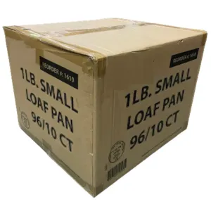 *WHOLESALE* Aluminum 1lb Rectangular Loaf Pans: Ideal for Baking | 1000 CT/Case