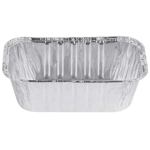 *WHOLESALE* Aluminum 1lb Rectangular Loaf Pans: Ideal for Baking | 1000 CT/Case