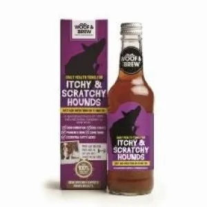 Woof & Brew Itchy & Scratchy Hound 330ml - Pack of 12