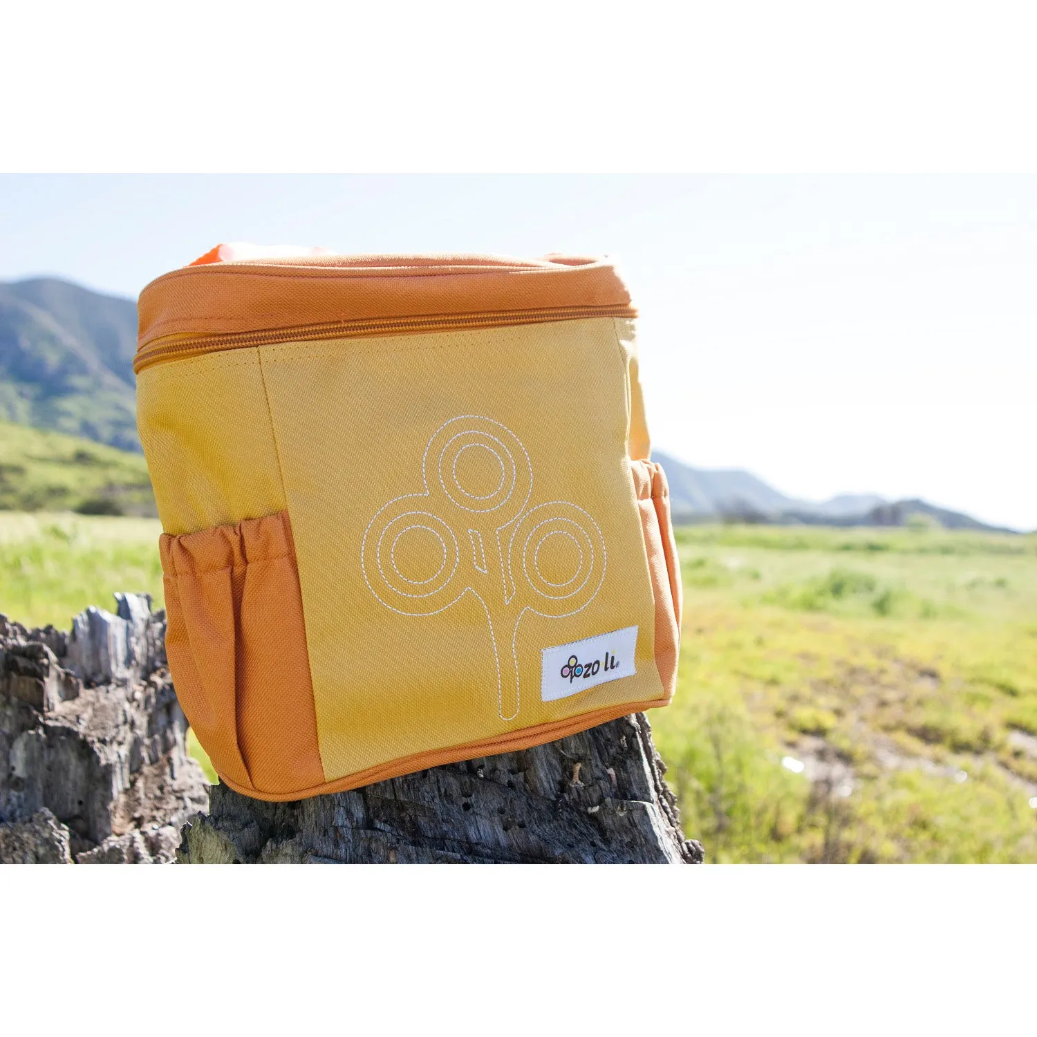 Zoli NOM NOM Insulated Lunch Bag - Orange